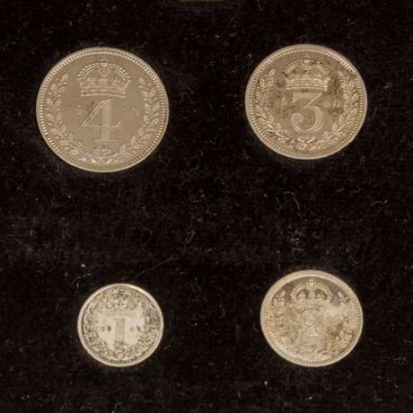 Großbritannien - Maundy Money Set 1940, - фото 3