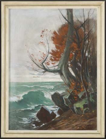 Karl Hagemeister. Strandbild mit Buche und rotem Laub im Herbst - фото 2