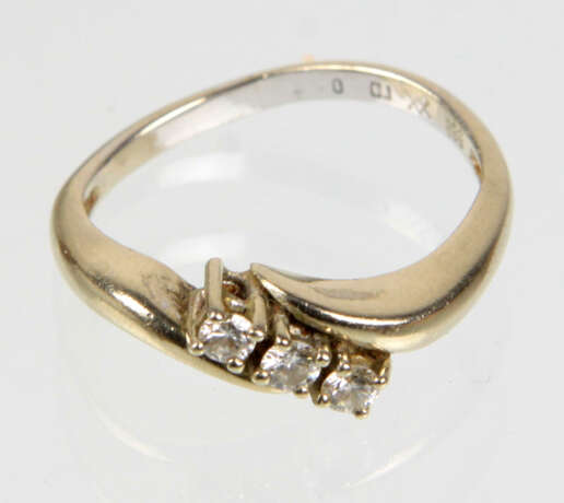 Brillant Ring -Weissgold585 - фото 1