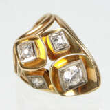 ausgefallener Brillant Ring - Gelbgold 585 - Foto 1
