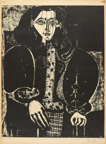Pablo Picasso. Femme au fauteuil (La manteau polonais) - photo 1