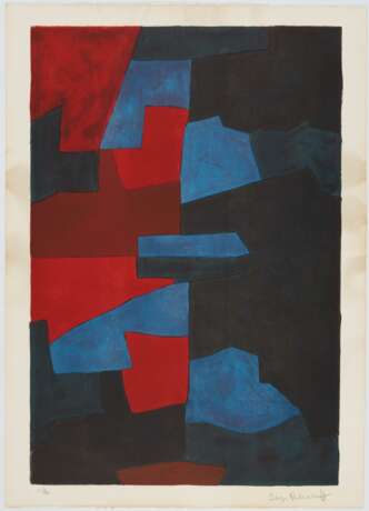 Serge Poliakoff. Composition rouge, bleu et noire - photo 2