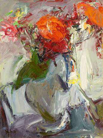 Johannes Heisig. Untitled (Bouquet of Flowers) - Foto 1