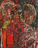 Selbstportrait mit kranker Figur...