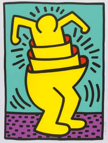 Keith Haring. Untitled (Cup Man) - Foto 1
