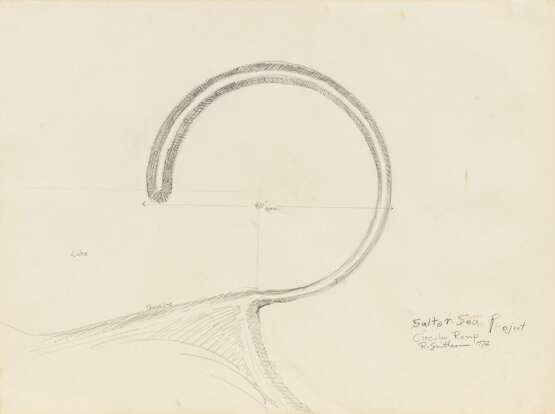 Robert Smithson. Salton Sea Project, Circular Ramp - photo 1