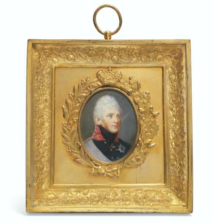 A PORTRAIT MINIATURE OF ALEXANDER I - photo 1