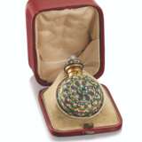 Hahn, Karl. A JEWELLED AND CLOISONN&#201; ENAMEL GOLD SCENT BOTTLE - photo 2