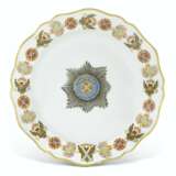 Gardner Porcelain Factory. A PORCELAIN SOUP PLATE FROM THE SERVICE OF THE ORDER OF ST ANDREW - photo 1