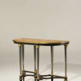 A LOUIS XVI ORMOLU-MOUNTED AND PEWTER-INLAID EBONY CONSOLE TABLE - photo 3