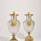 A PAIR OF RUSSIAN ORMOLU-MOUNTED CUT-GLASS VASES - фото 2