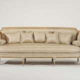 A LOUIS XVI WHITE-PAINTED AND PARCEL-GILT CANAPE - photo 1