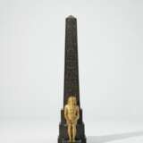 AN FRENCH ORMOLU AND PATINATED BRONZE OBELISK - photo 3