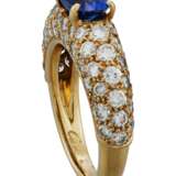 Cartier. CARTIER SAPPHIRE AND DIAMOND RING - фото 3