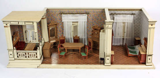 Puppenstube mit Möbel um 1900 - photo 1