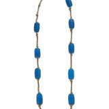 Lalique. RENÉ LALIQUE BLUE GLASS BEAD NECKLACE - фото 4