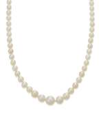 Marcus & Co.. MARCUS & CO. NATURAL PEARL, SAPPHIRE AND DIAMOND NECKLACE