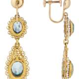 ANTIQUE SUITE OF ZIRCON AND PEARL JEWELRY - Foto 6