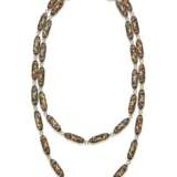 ANTIQUE ENAMEL AND GOLD NECKLACE - фото 3