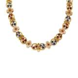 ANTIQUE ENAMEL AND GOLD NECKLACE - photo 1