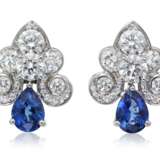 Graff. GRAFF SAPPHIRE AND DIAMOND EARRINGS - photo 1