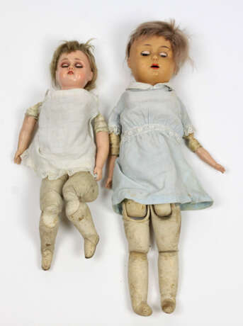 2 Puppen mit Lederbalg - Foto 1