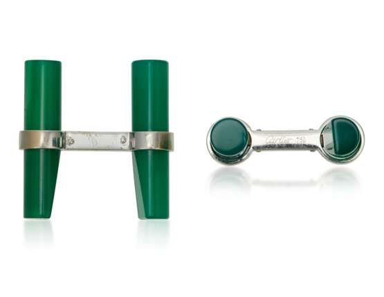 Cartier. CARTIER TWO MULTI-GEM CUFFLINKS - photo 6