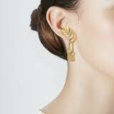 DIAMOND AND GOLD EARRINGS - photo 2