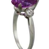 PINK SAPPHIRE AND DIAMOND RING - фото 6