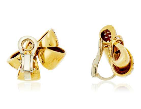 GOLD BOW EARRINGS - photo 3