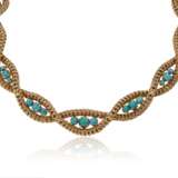 GOLD AND TURQUOISE NECKLACE - Foto 1