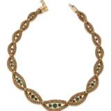GOLD AND TURQUOISE NECKLACE - фото 4