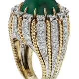 EMERALD AND DIAMOND RING - photo 3