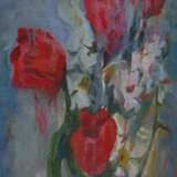 Цветы Холст на подрамнике Масляные краски Реализм Натюрморт Украина 2021 г. - фото 1
