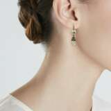 DIAMOND AND PEARL EARRINGS AND BROOCH - Foto 3