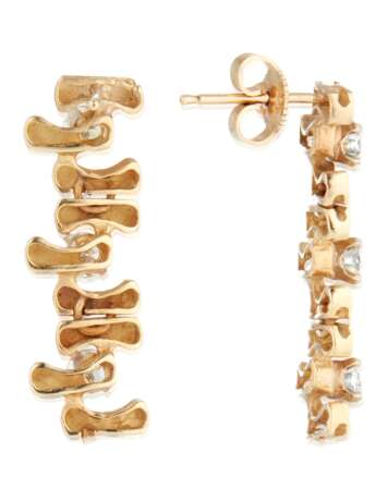 DIAMOND AND GOLD BRACELET AND EARRINGS - Foto 4