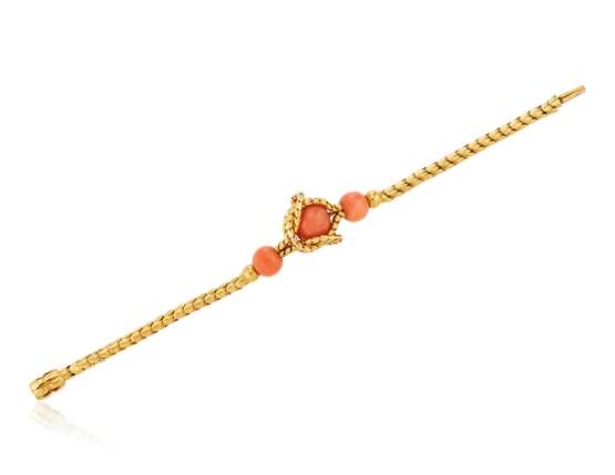 CORAL AND GOLD BRACELET - photo 3