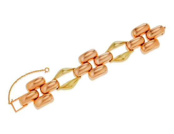 TIFFANY & CO. TWO-TONE GOLD BRACELET - фото 3