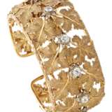 Buccellati. MARIO BUCCELLATI DIAMOND AND GOLD CUFF BRACELET - photo 1