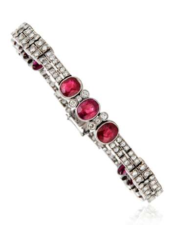 RUBY AND DIAMOND BRACELET - Foto 1