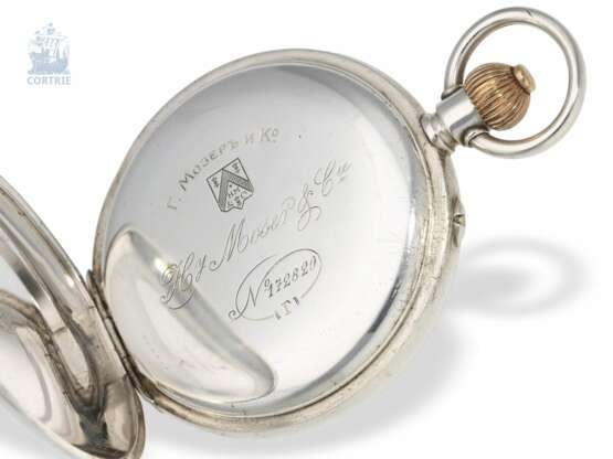Taschenuhr: sehr seltene russische Beobachtungsuhr mit Chronograph, Henry Moser No. 172820, ca.1915 - photo 3