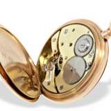 Taschenuhr: hochfeines und schweres rotgoldenes Ankerchronometer, Eppner & Co. Silberberg, No. 79644, um 1900 - Foto 3