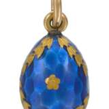 A Fabergé gold and enamel egg pendant, workmaster Karl Bok, St Petersburg, late-19th century/early-20th century - photo 2
