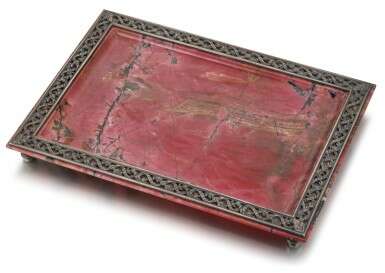 A Fabergé silver-mounted rhodonite tray, workmaster Hjalmar Armfelt, St Petersburg, 1908-1917 - фото 1