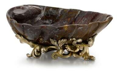 A Fabergé silver-gilt mounted jasper bowl, workmaster Julius Rappoport, St Petersburg, circa 1890 - фото 1