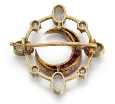 A jewelled gold brooch, Moscow, early 20th century - Foto 2