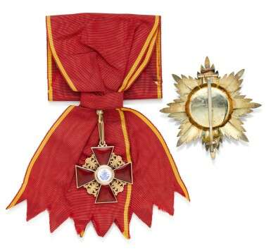 The Order of St Anne, Grand Cross set of insignia, St Petersburg, circa 1900-1910 - фото 2