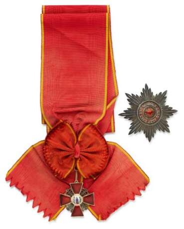 The Order of St Anne, Grand Cross set of insignia, Eduard, St Petersburg, 1904-1908 - Foto 1