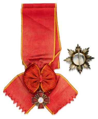 The Order of St Anne, Grand Cross set of insignia, Eduard, St Petersburg, 1904-1908 - photo 2