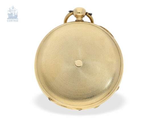 Taschenuhr: feine englische Taschenuhr, um 1850, 18K Gold, signiert French, Royal Exchange, London - photo 2